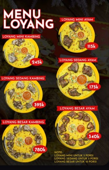 daftar menu nasi kebuli yaman