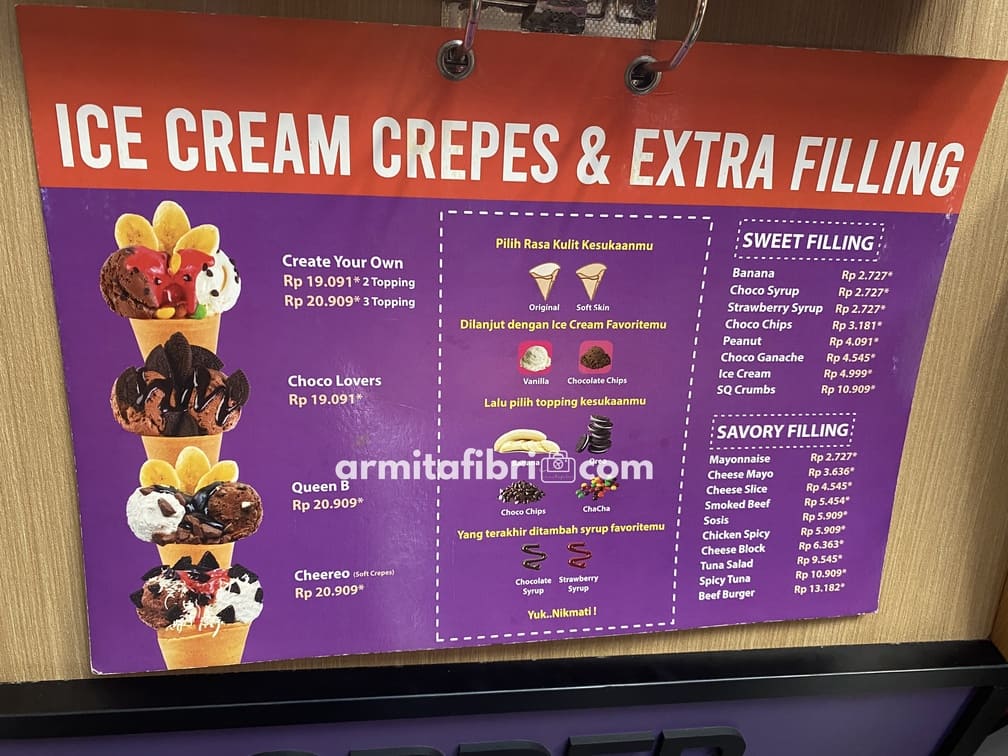 menu d crepes paling enak