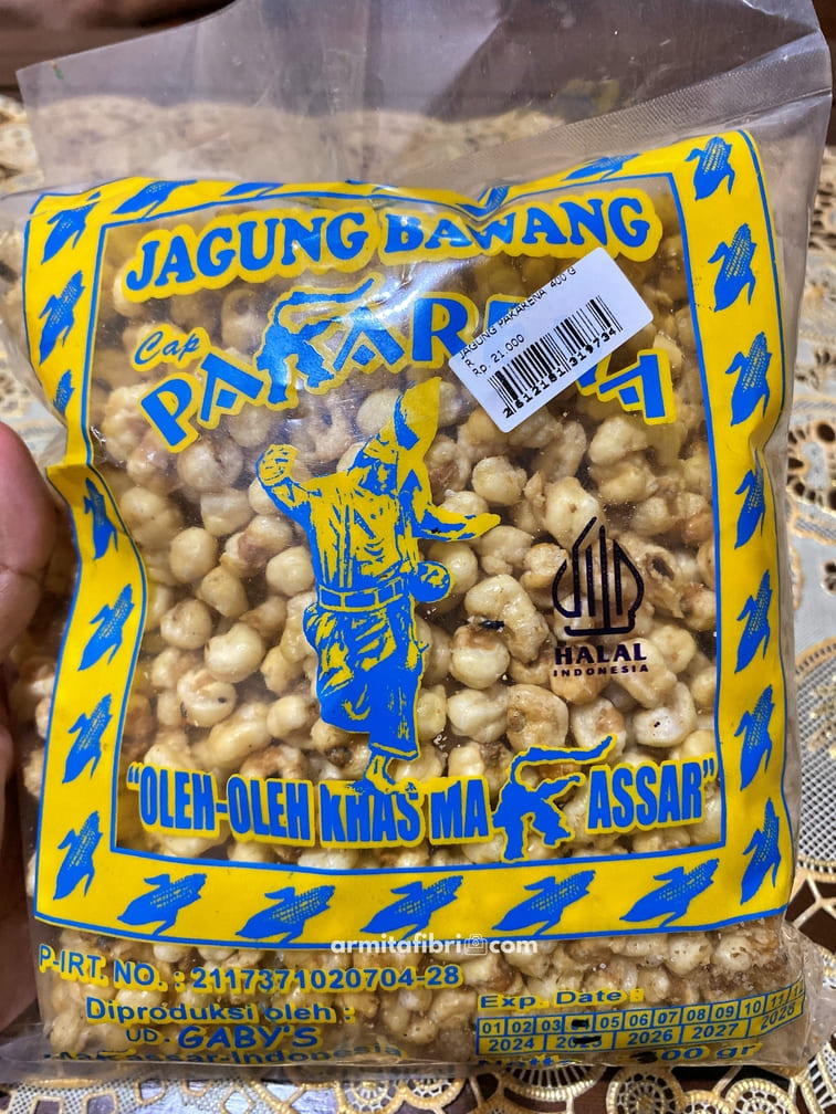 jagung bawang khas makassar