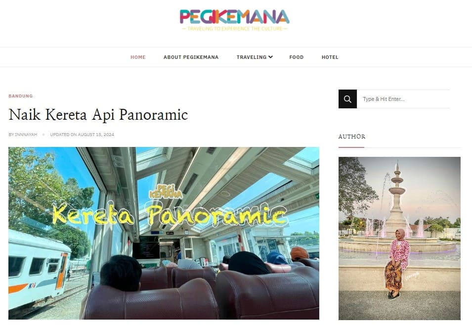 cara jadi travel blogger