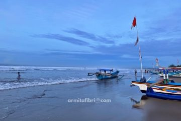 Foto pantai barat pangandaran