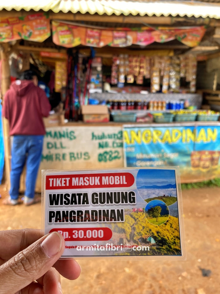 tiket Gunung Pangradinan